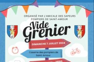 Vide grenier organisé par l'amicale des sapeurs pompiers de Saint-Amour